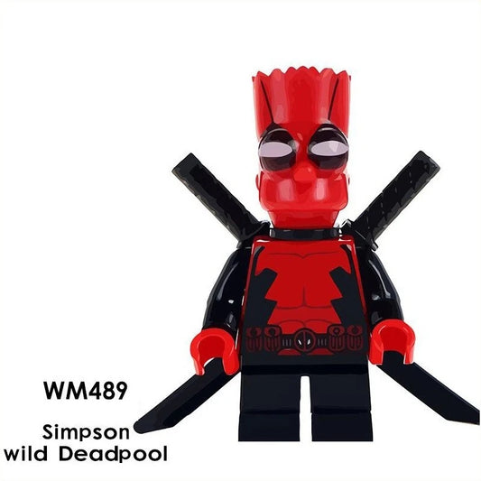 Deadpool Minifigures WM489 Movies and TV MiniFigure