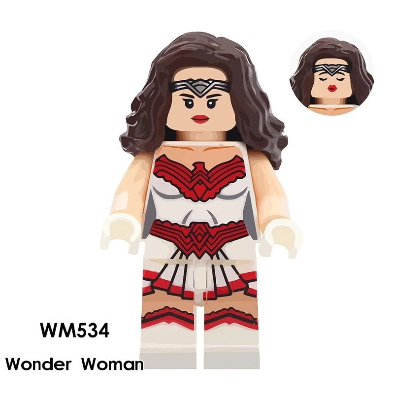 Santa Wonder Woman Minifigures WM534 DC MiniFigure