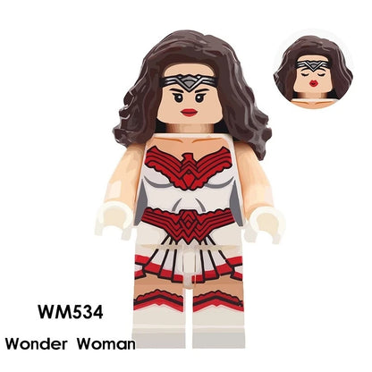 Santa Wonder Woman Minifigures WM534 DC MiniFigure