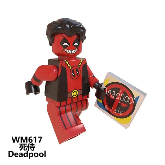 Hippie Deadpool Minifigures WM617 Marvel MiniFigure