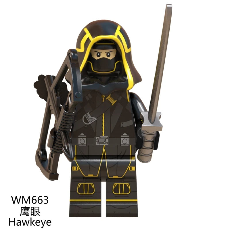 Clint Barton - Jeremy Renner Hawkeye WM663 Minifigures From World Minifigures