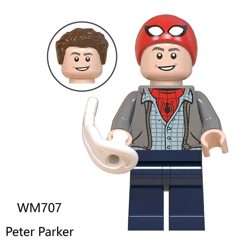Peter Parker Minifigures WM707 Marvel MiniFigure
