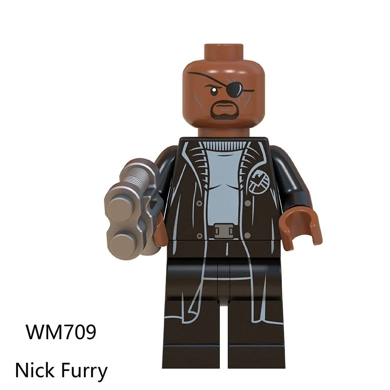 Nick Fury Minifigures WM709 Marvel MiniFigure