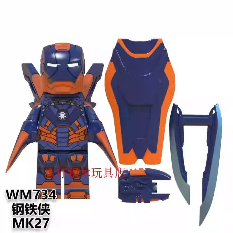 Iron Man Mk 27 Minifigures WM734 Marvel MiniFigure