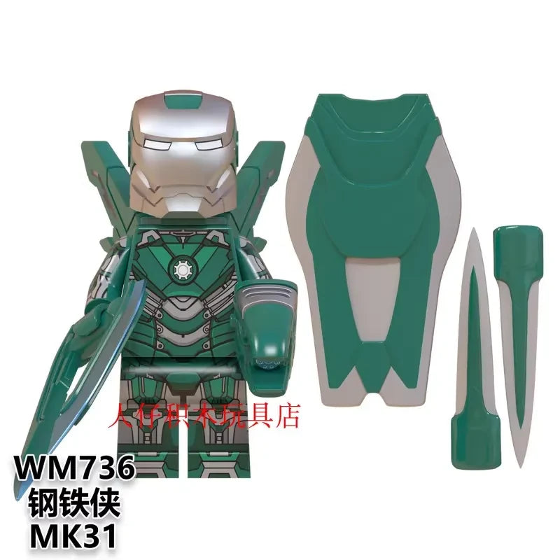 Iron Man Mk 31 Minifigures WM736 Marvel MiniFigure
