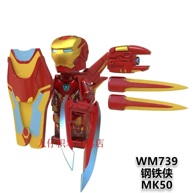 Iron Man Mk 50 Minifigures WM739 Marvel MiniFigure