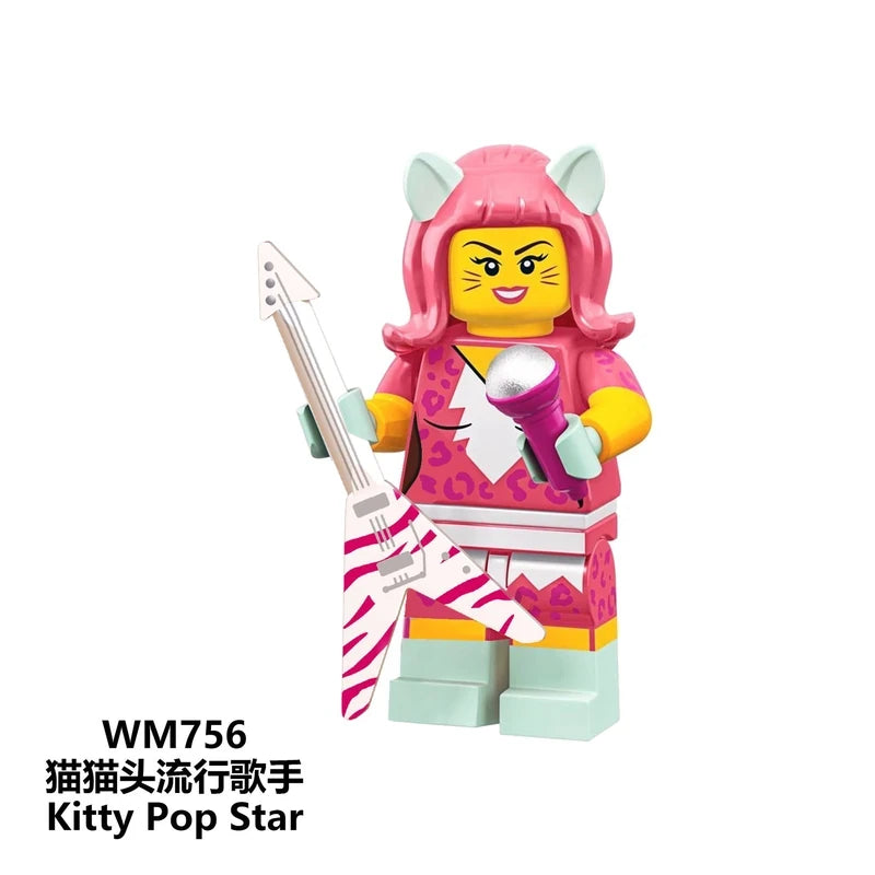 Kitty Pop Star Minifigures WM756 Movies and TV MiniFigure