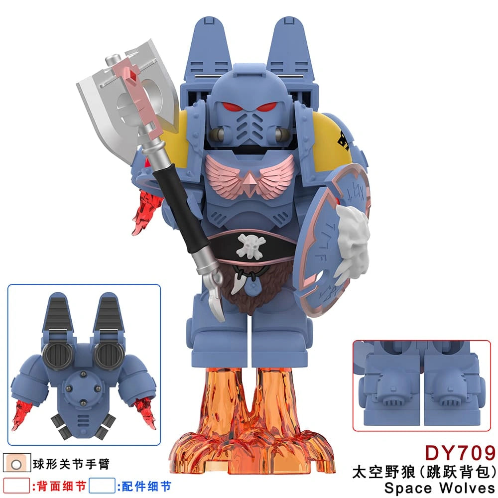Space Wolves Minifigures DY709 Compatible With Lego