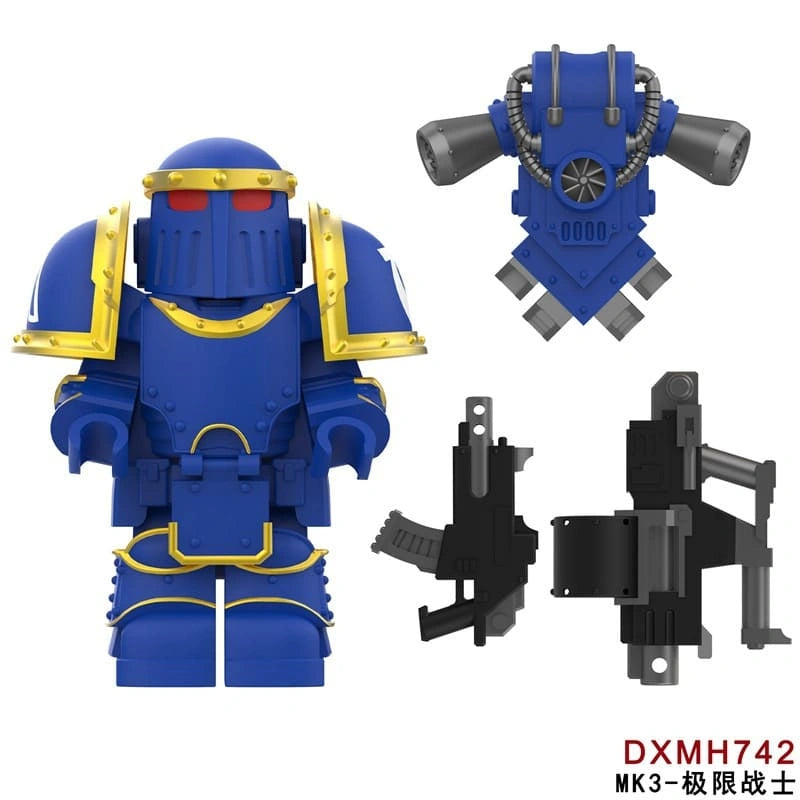 Space Marine Minifigures DXMH742 Compatible With Lego
