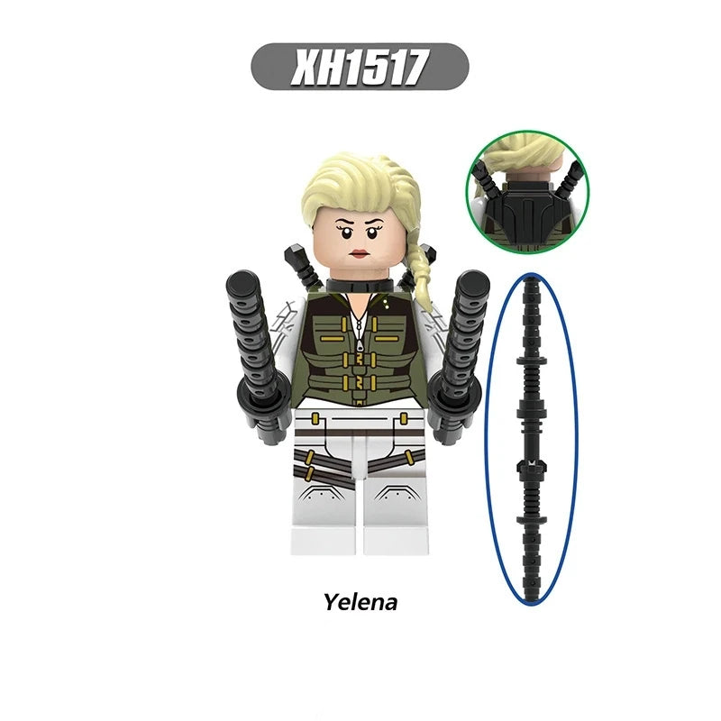 Yelena Belova minifigures XH1517 Marvel figure