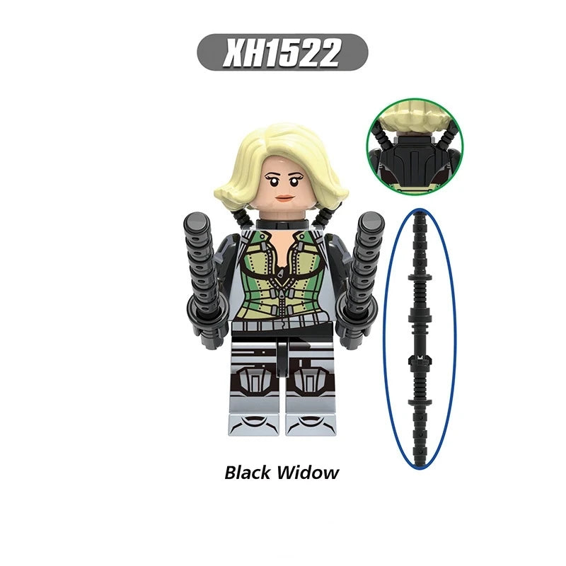Black Widow minifigures XH1522 Marvel figure