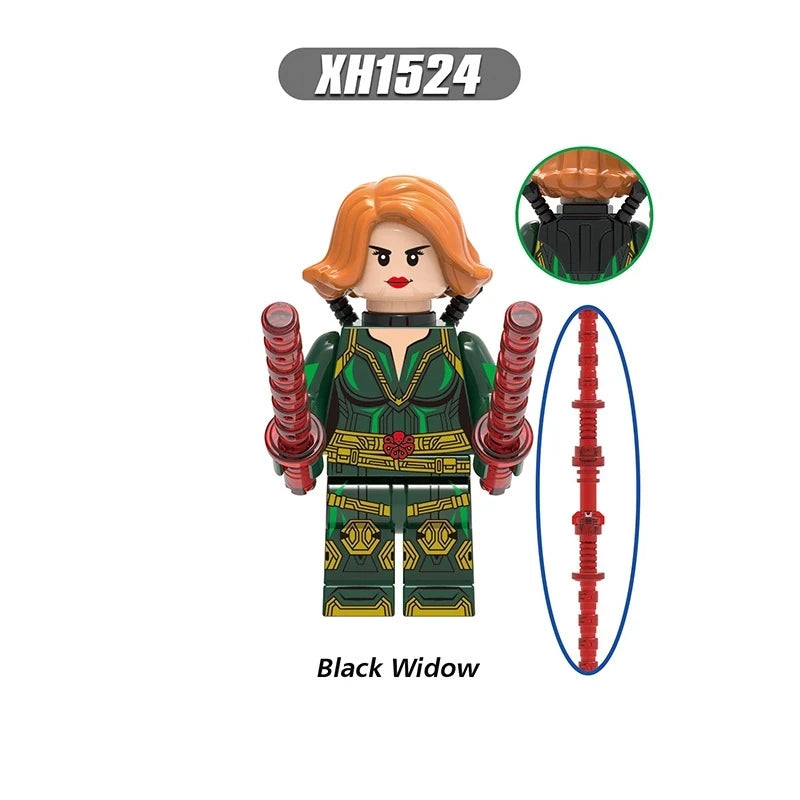 Black Widow minifigures XH1524 Marvel figure