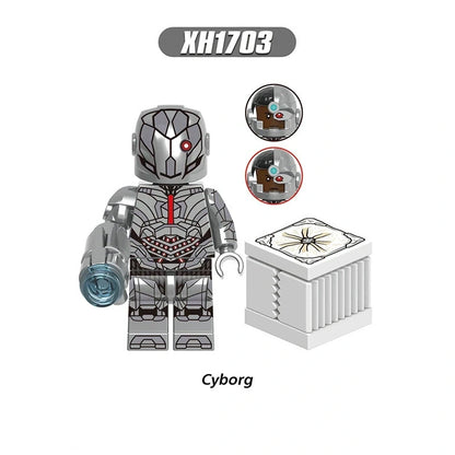 Cyborg minifigures XH1703 DC figure