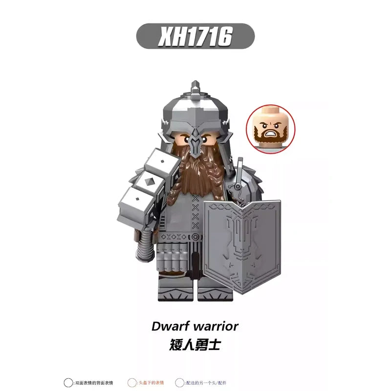 Dwarf Warrior XH1716 Minifigures The Lord of the Rings Minifigure