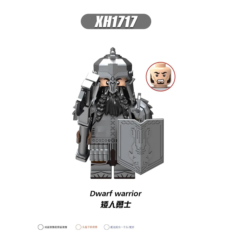 Dwarf Warrior XH1717 Minifigures The Lord of the Rings Minifigure