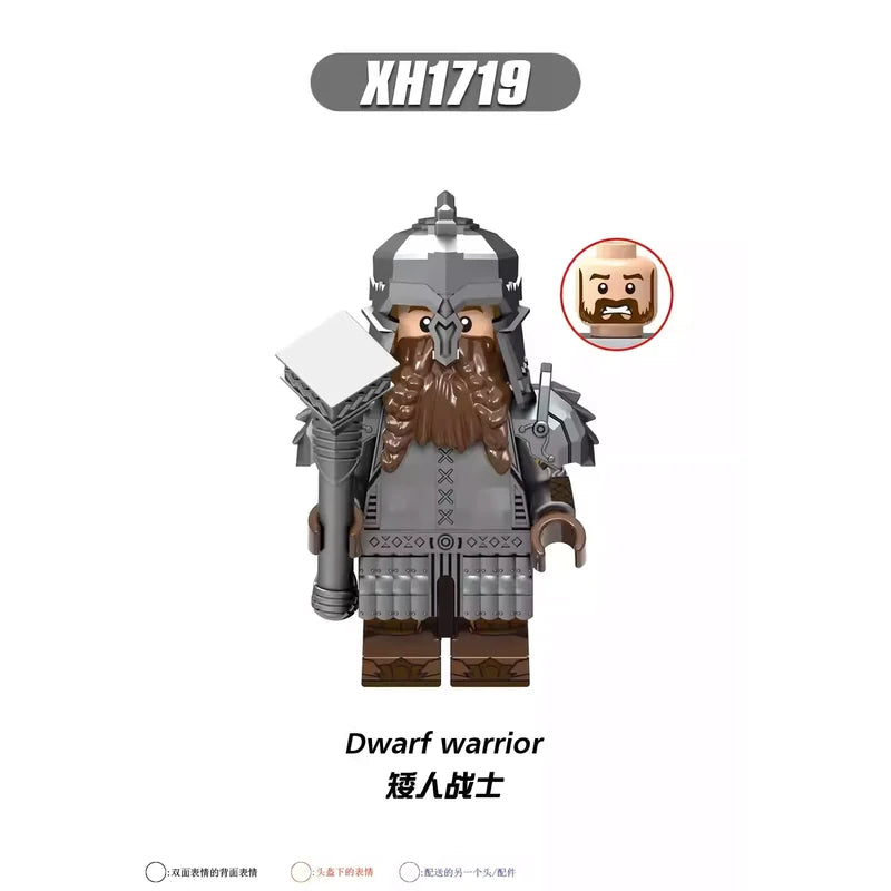 Dwarf Warrior XH1719 Minifigures The Lord of the Rings Minifigure