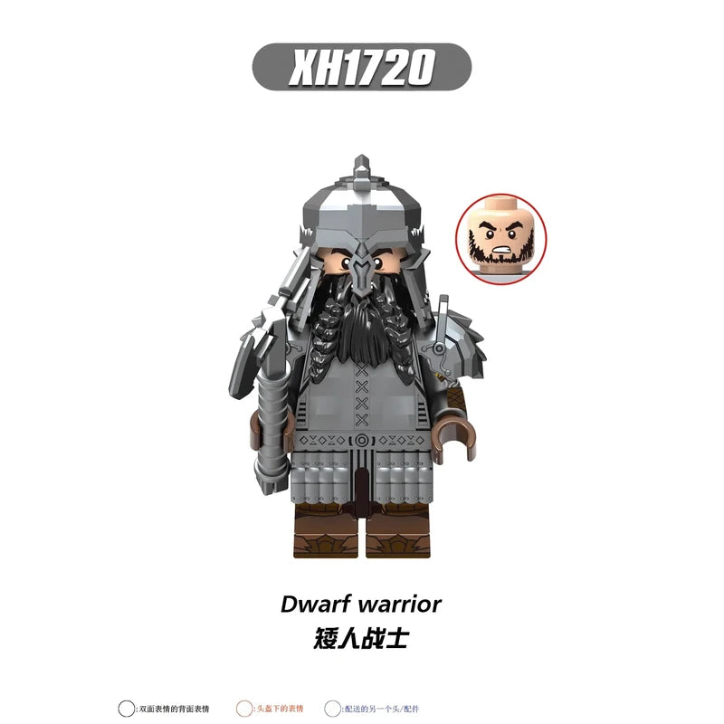 Dwarf Warrior XH1720 Minifigures The Lord of the Rings Minifigure