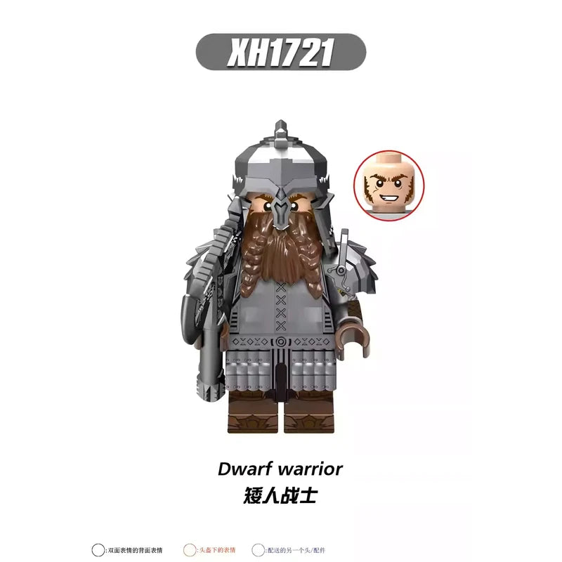 Dwarf Warrior XH1721 Minifigures The Lord of the Rings Minifigure