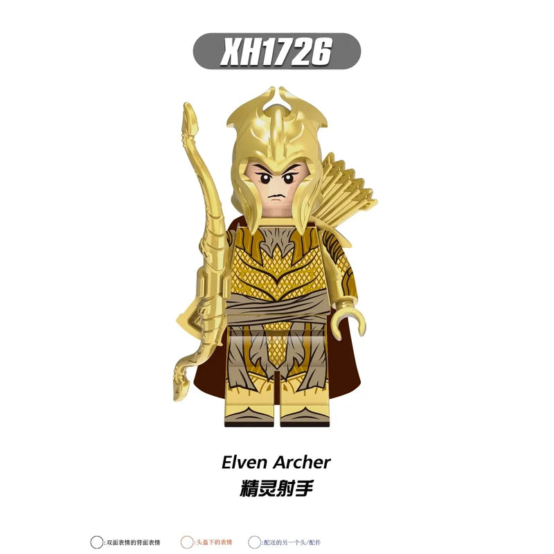 Elven Warrior XH1726 Minifigures The Lord of the Rings Minifigure