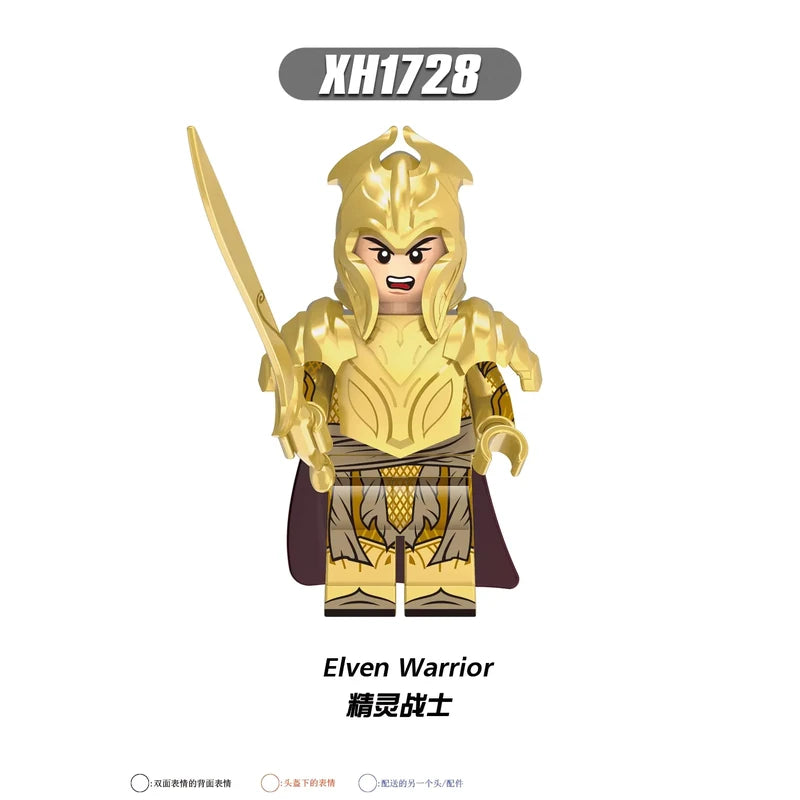 Elven Warrior XH1728 Minifigures The Lord of the Rings Minifigure