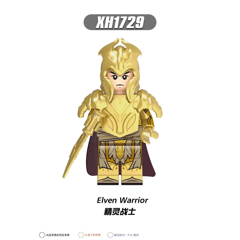 Elven Warrior XH1729 Minifigures The Lord of the Rings Minifigure
