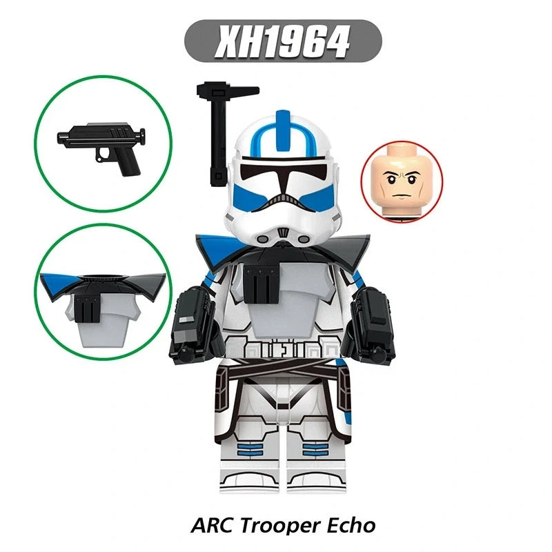 Echo CT-1409 - CT-21-0408 - P2 Echo XH1964 Star Wars Minifigures