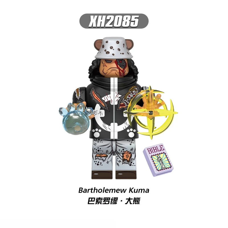 Bartholomew Kuma Minifigures XH2085 One Piece MiniFigure