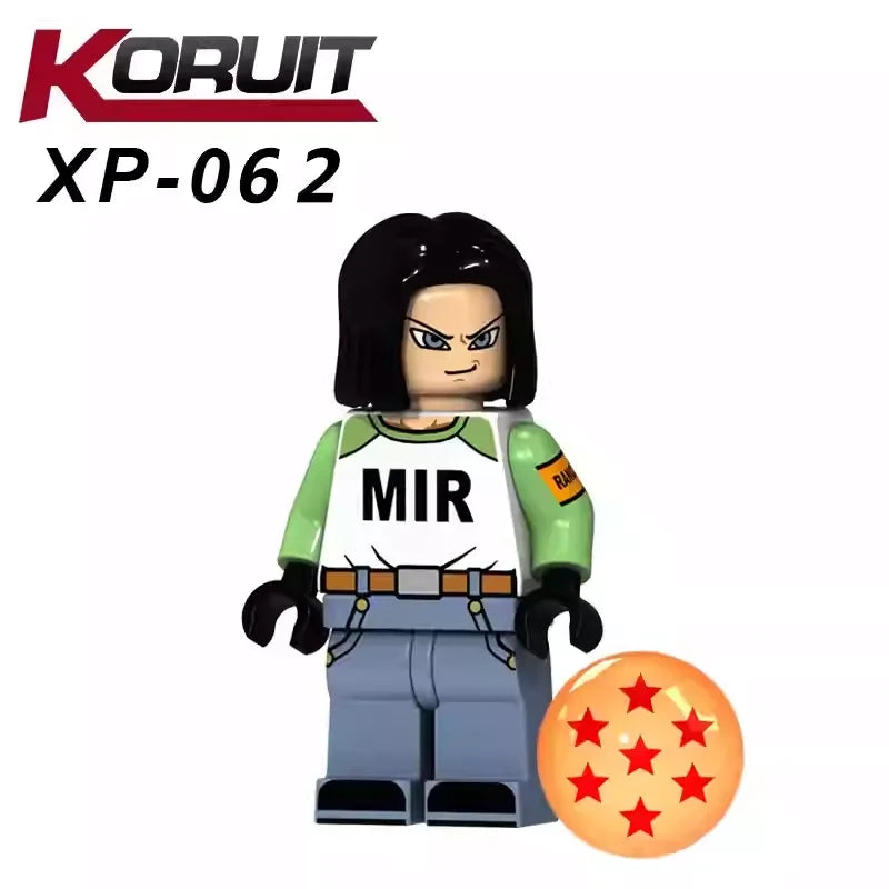 Android 17 Minifigures XP-062 Dragon Ball MiniFigure