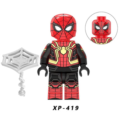 Spider-man (Integrated suit) minifigures Hybrid suit - Tom Holland - Peter Parker figure XP-419 Marvel Custom Minifigure