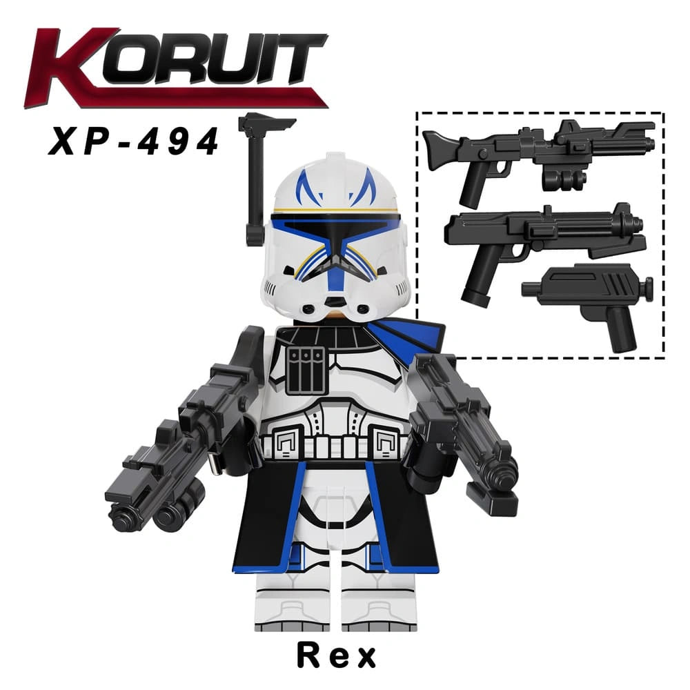 Captain Rex Minifigures XP-494 Compatible With Lego