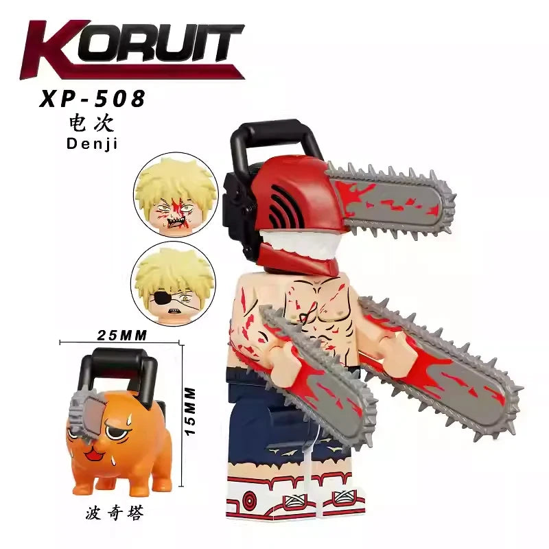 Denji Minifigures XP-508 AnimeManga MiniFigure