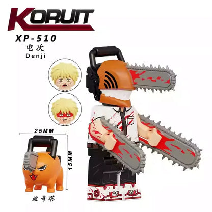 Denji Minifigures XP-510 AnimeManga MiniFigure
