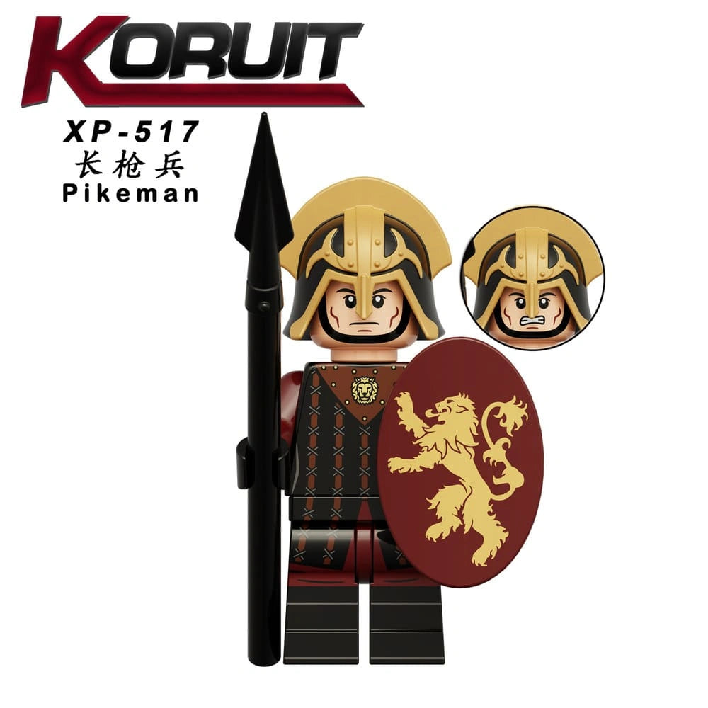 Lannister Soldier Minifigures XP517 Compatible With Lego