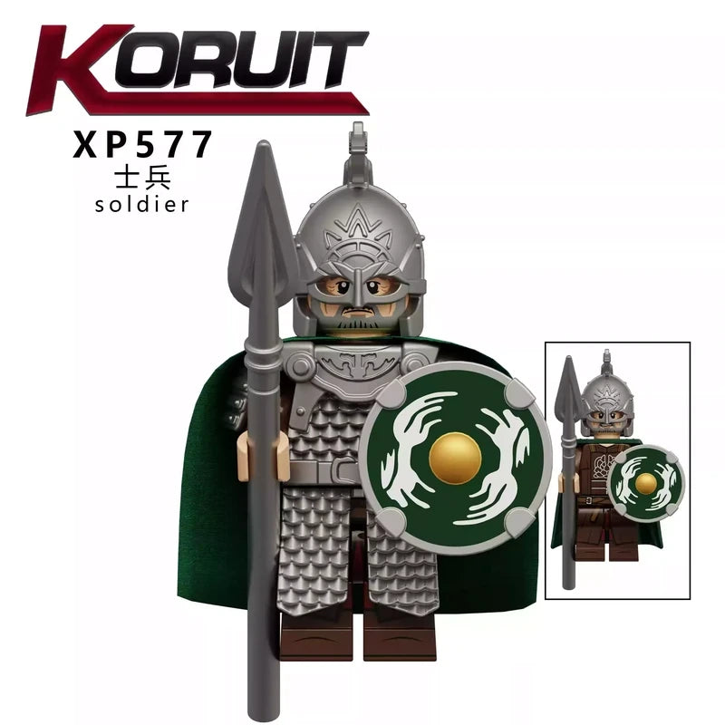 Lego Rohan Rohan Warrior Lord of the Rings Minifigure Fit Lego – kongbricks