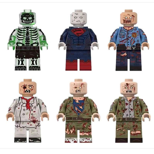 Zombie Series Minifigures zombie01 Compatible With Lego