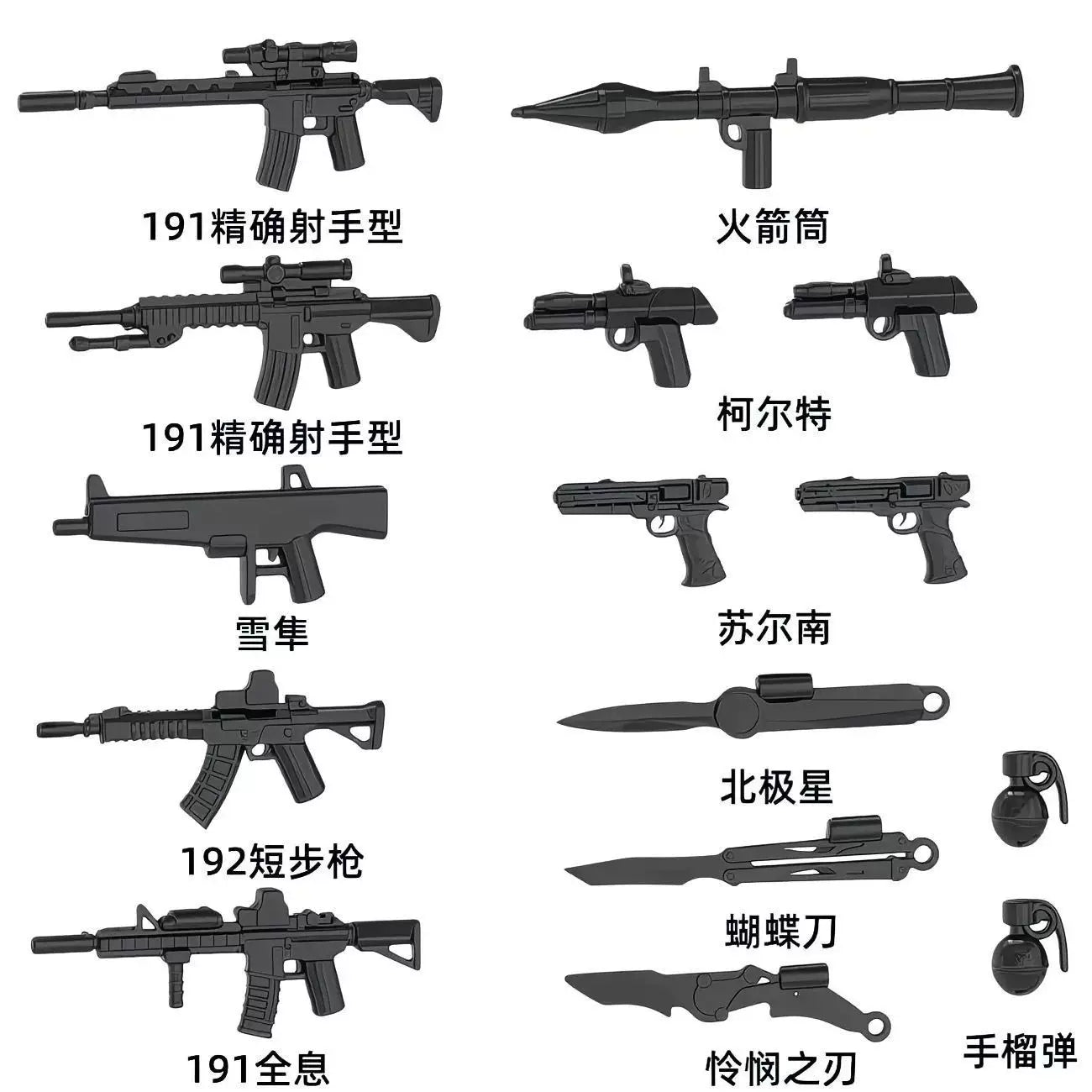 Delta Force Military Minifigures