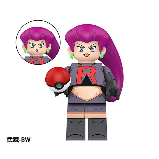 Pokemon Minifigure Jessie team Rocket