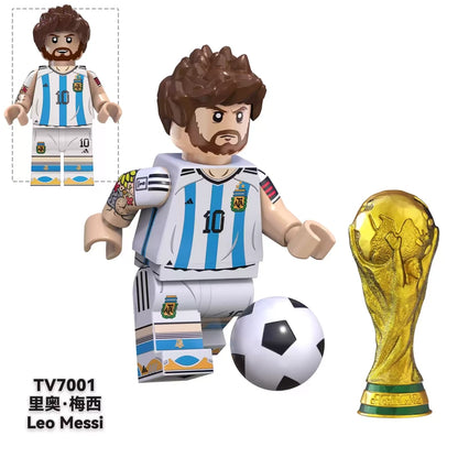 Leo Messi TV7001 Minifigures Sports MiniFigure
