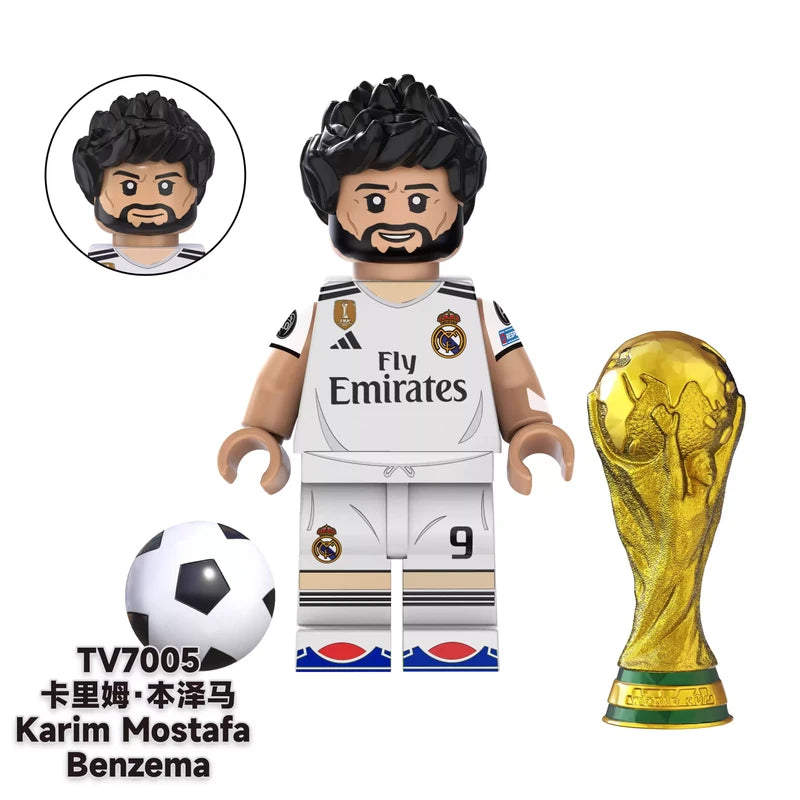 Karim Benzema TV7005 Minifigures Sports MiniFigure