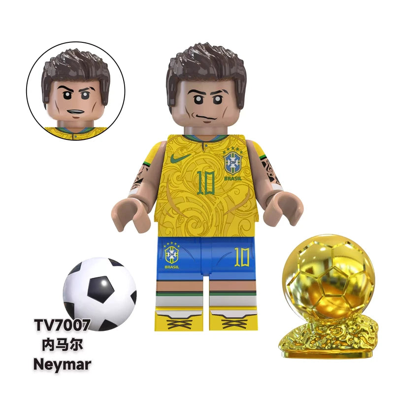Neymar TV7007 Minifigures Sports MiniFigure