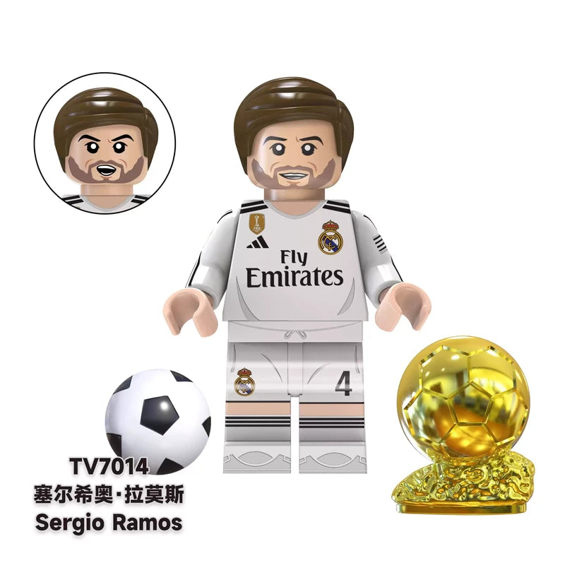 Sergio Ramos TV7014 Minifigures Sports MiniFigure