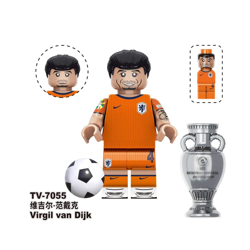 Virgil van Dijk TV-7055 Minifigures Sports MiniFigure