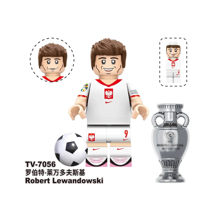 Robert Lewandowski TV-7056 Minifigures Sports MiniFigure