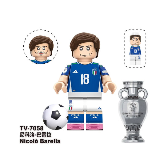 Nicolo Barella TV-7058 Minifigures Sports MiniFigure
