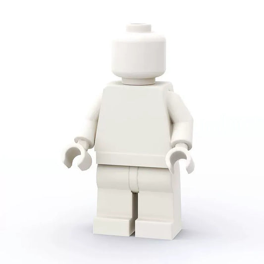 figurine blanche et noire